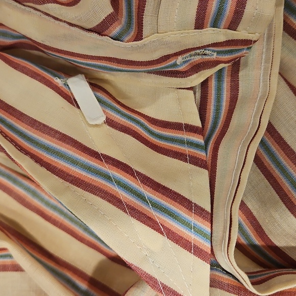 Vintage 70s Kings Road Shope Sears Comfort Short Sleeve Shirt XL Striped - Picture 7 of 9